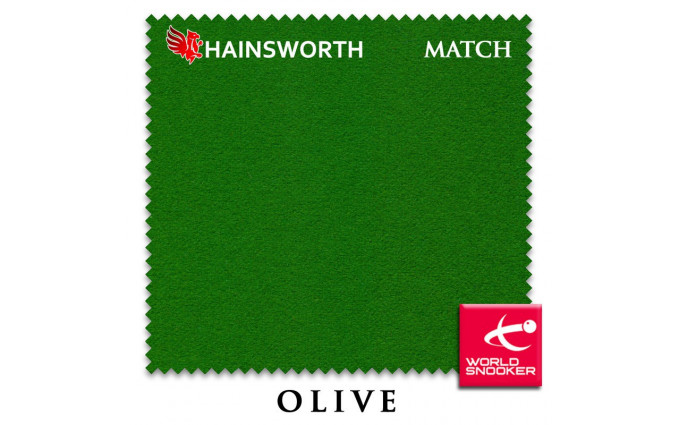 Сукно Hainsworth Match Snooker 195см Olive Сукно Hainsworth Match Snooker 195см Olive