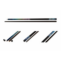 Кий / пирамида 2-pc "Winner Carbon 001" (черно-синий) оплетка натуральная кожа